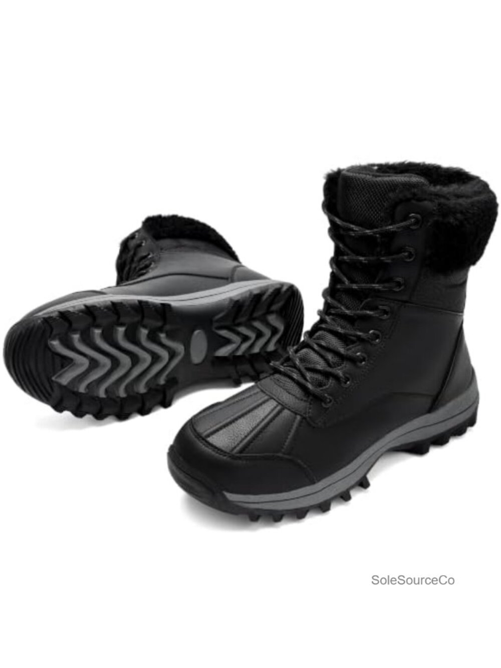 Waterproof Insulated Winter Snow Boots Lightweight Comfy Faux Fur Lined